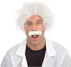 Perruque Dr Emmett Brown Retour vers le futur